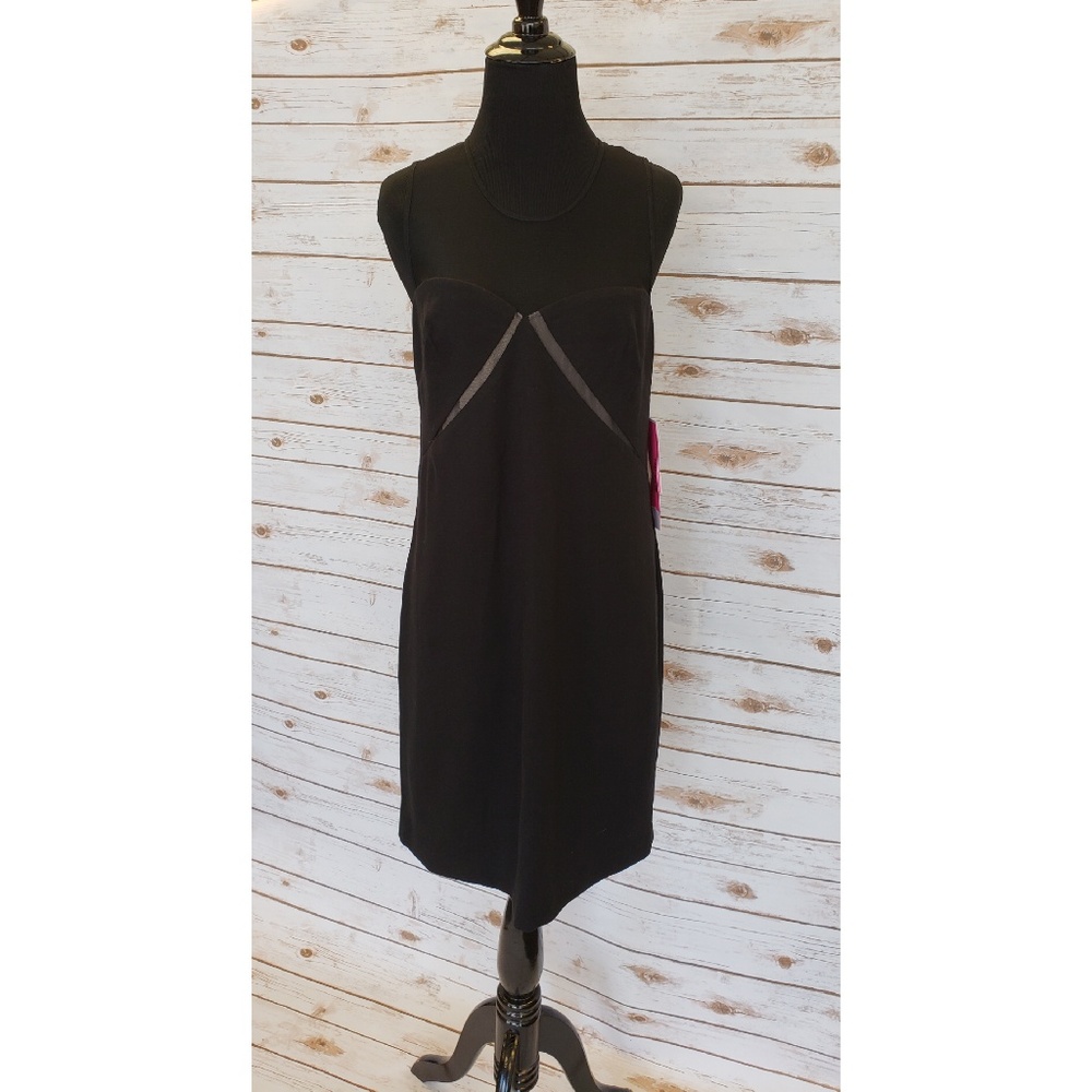 NWT- BETSEY JOHNSON Black and Mesh Size 8